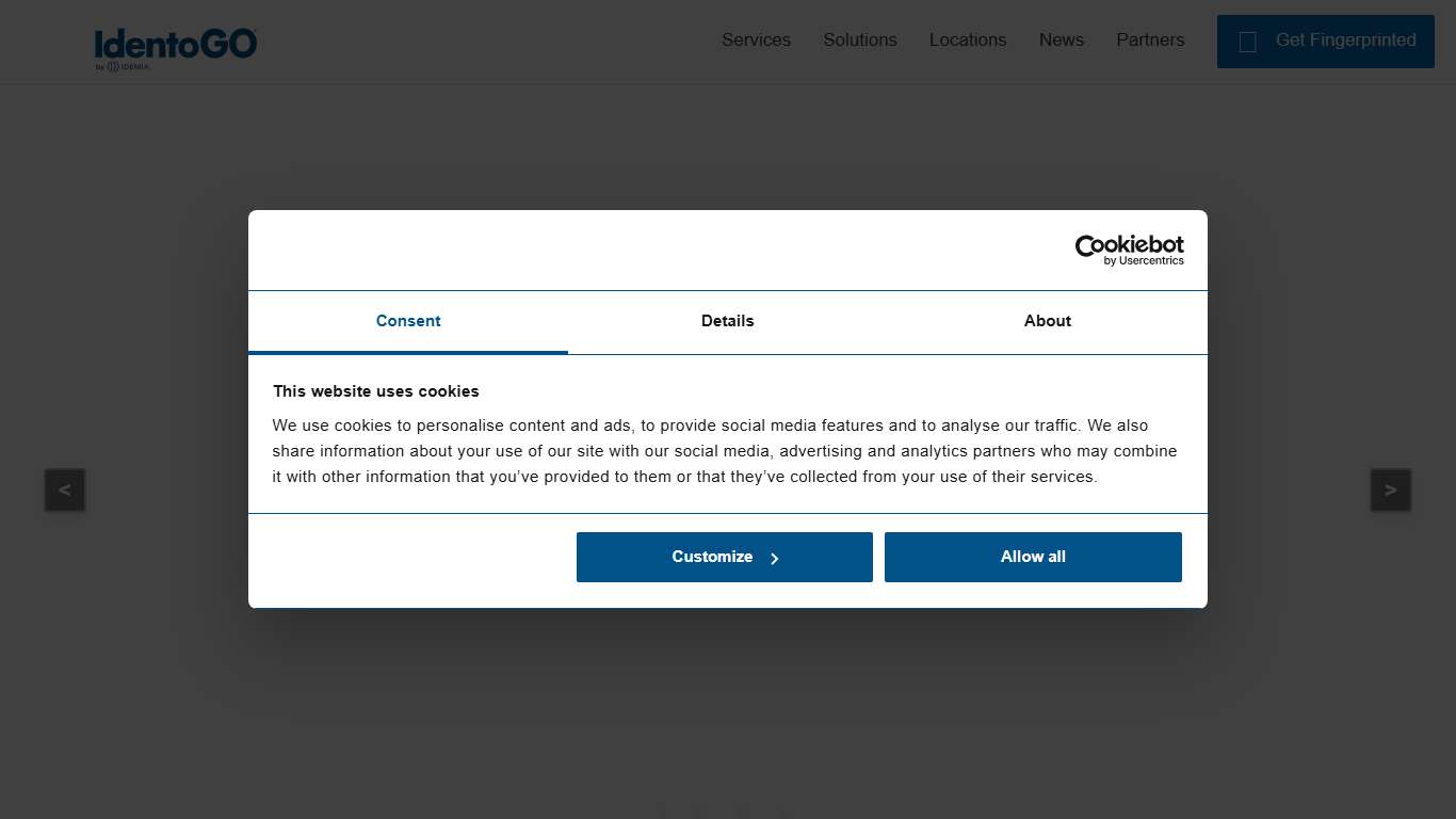 We provide identity-related services to protect American lives. Identogo